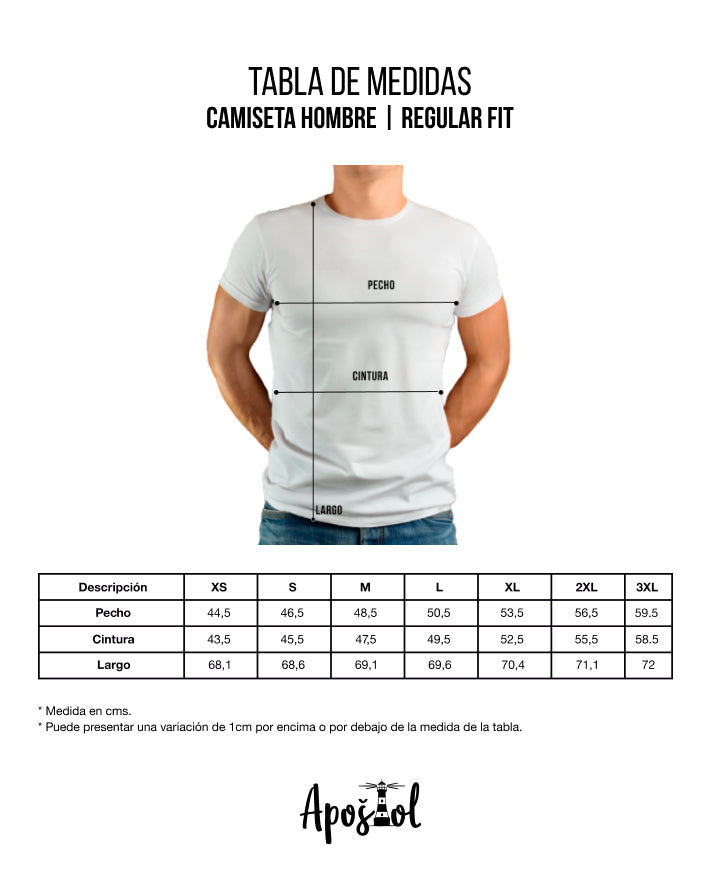 Camiseta Hombre Verde Silv